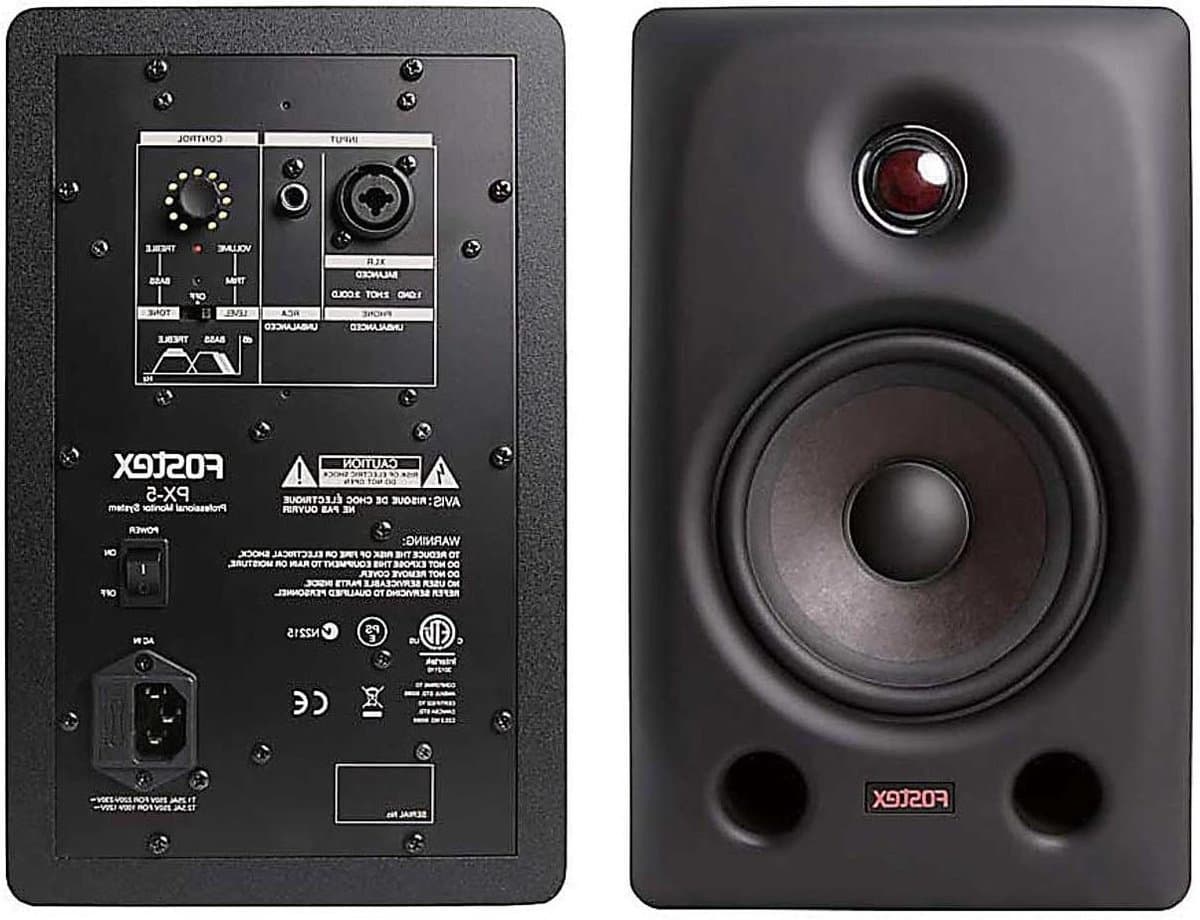 Studio Monitor - Nauwkeurig Geluid - Muziek Productie - 2-weg Basreflex - 5 Inch - Zwart