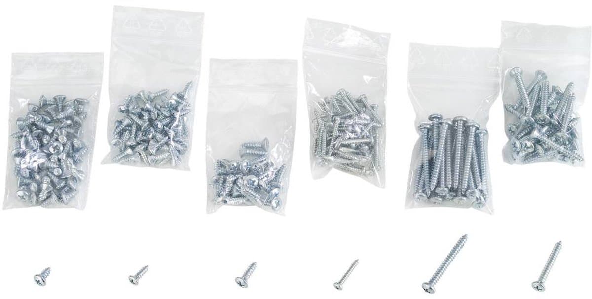 838515 Plaatschroeven assortiment navulverpakking 825 onderdelen