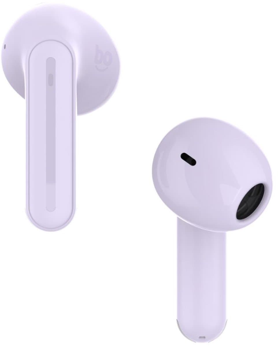 pocobob® GO 2 - draadloze oordopjes - Light Purple oordopjes - Semi in-ear - Met ENC microfoon - Half in-ear Bluetooth oortjes