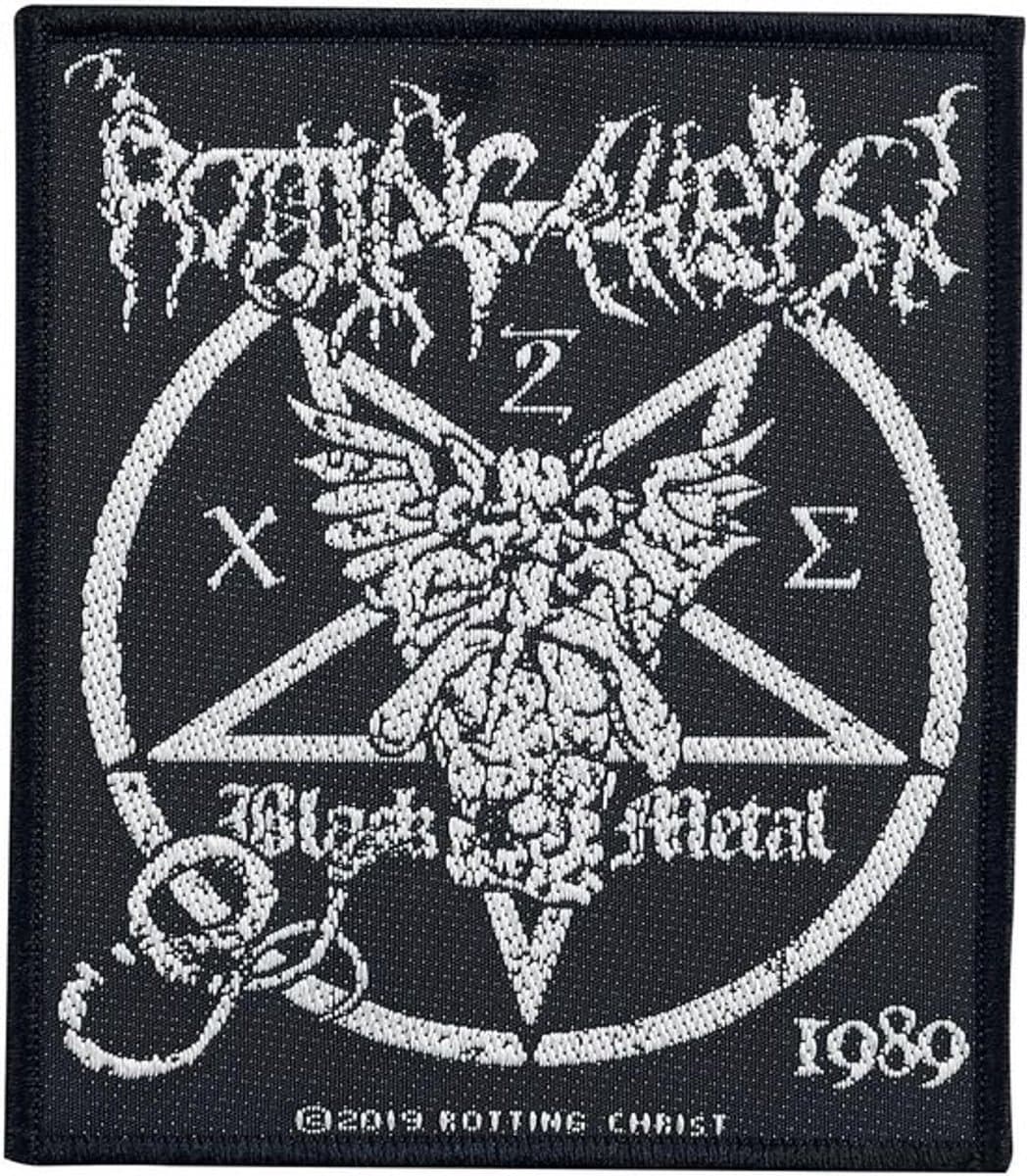 Patches - voor merchandise - voor kledingversiering - 100% polyester - 10 x 7.6 cm - multicolor