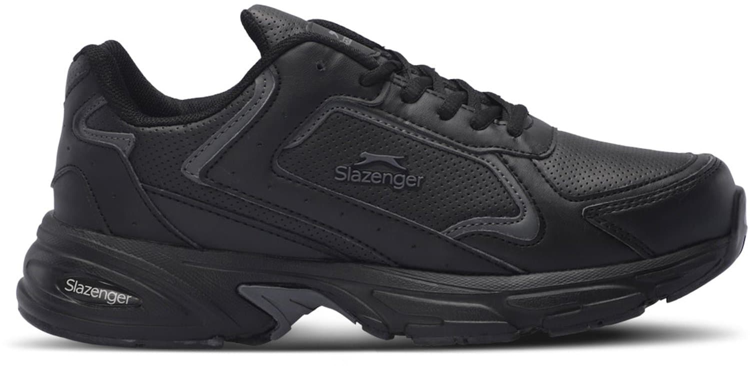 Slazenger Moss Heren Hardloopschoenen - Zwart / Donkergrijs