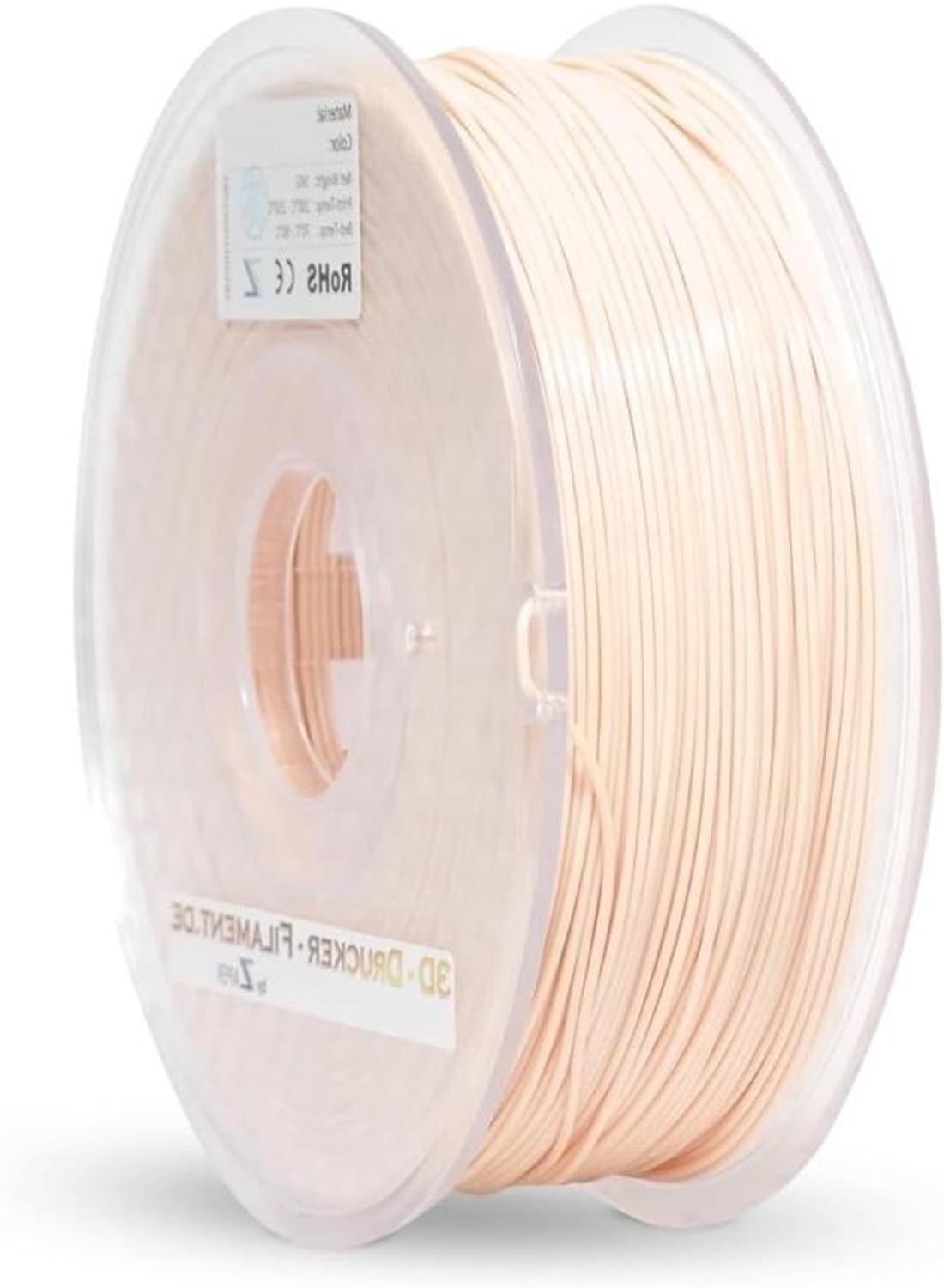 PETG Filament - 3D Printer Draad - 3D Prints Maken - Sterk en stabiel - 1 kg 285mm - Beige Huidkleurig
