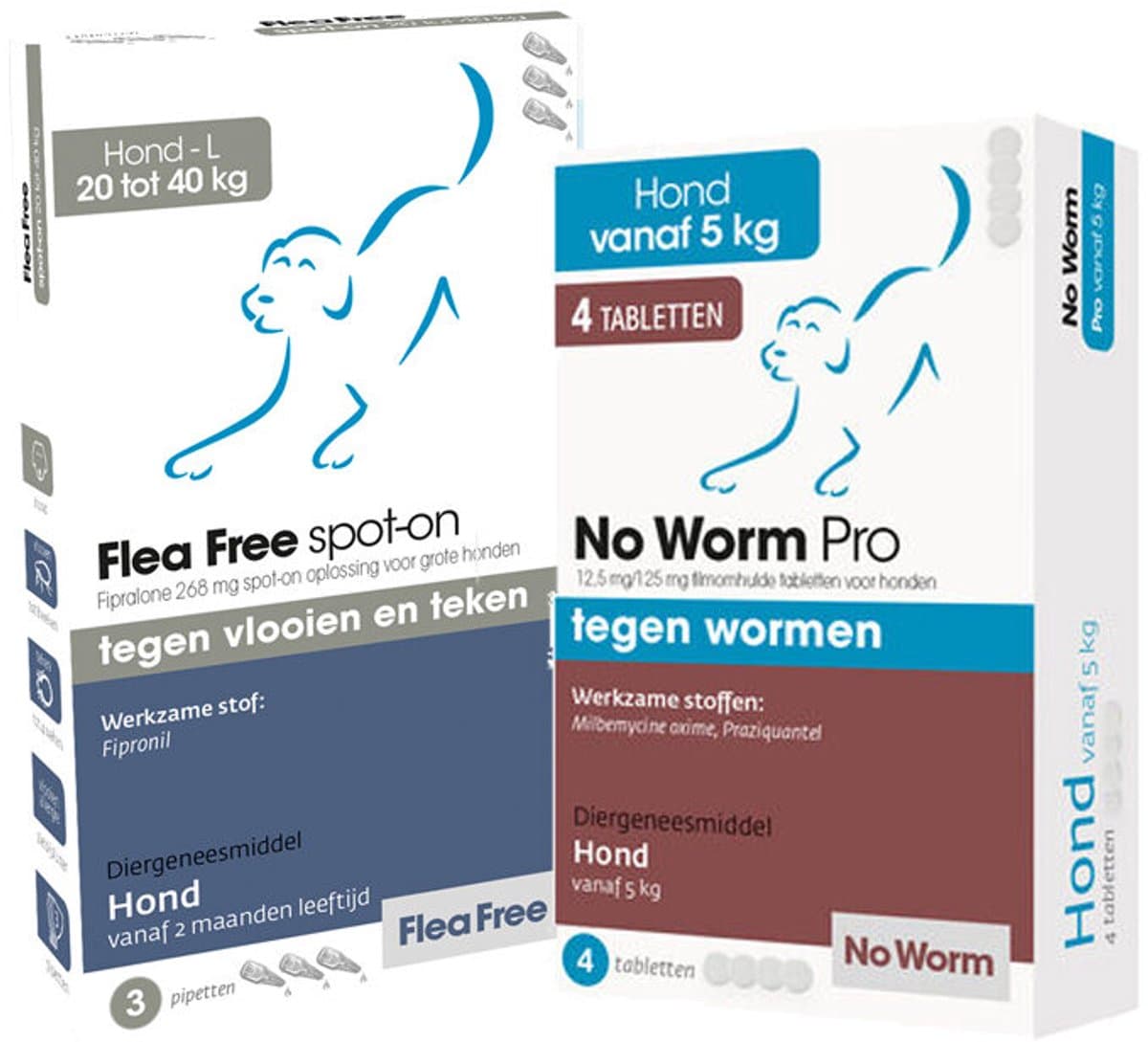 Vlo teek en worm Hond 20-40 kg