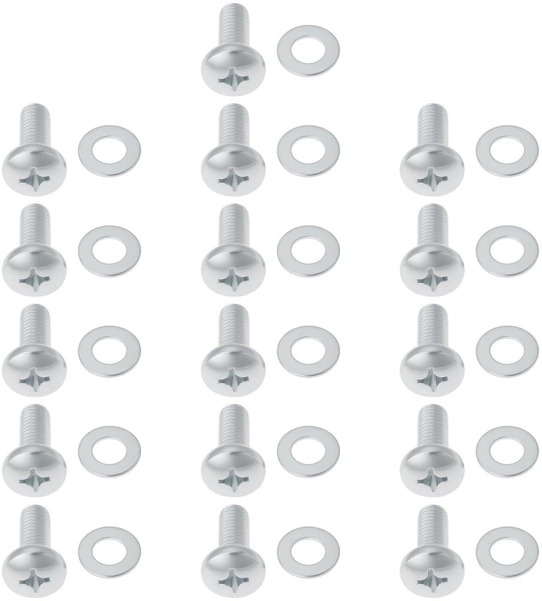 Dailygoods - 16 Stuks TV Muurmontage Schroeven met Ringen
