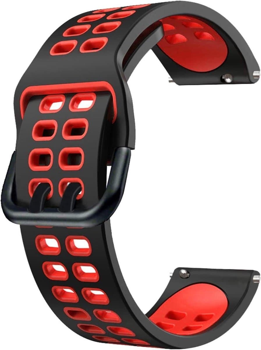Siliconen Horlogeband - Polsband Sport - Smartwatch Dragen - Zacht en Flexibel - 22 mm - Kleur G