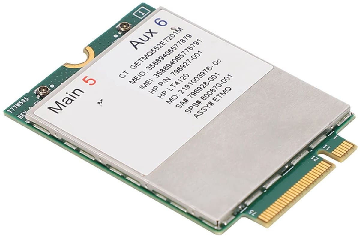 LIVIA HOME- 4G-module voor Probook/Elitebook - T77W595/ Lt4120 - Snapdragon X5 LTE Modem - Carrieraggregatie - Nauwkeurige gatpositie - Goed vakmanschap