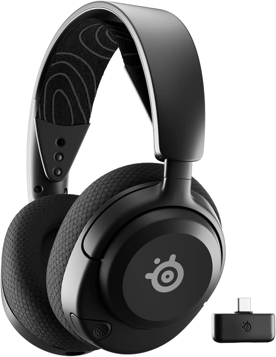 Draadloze Gaming Headset - Multiplatform Audio - Meerdere Systemen - 60 Uur Accuduur - 267 Gram - Zwart