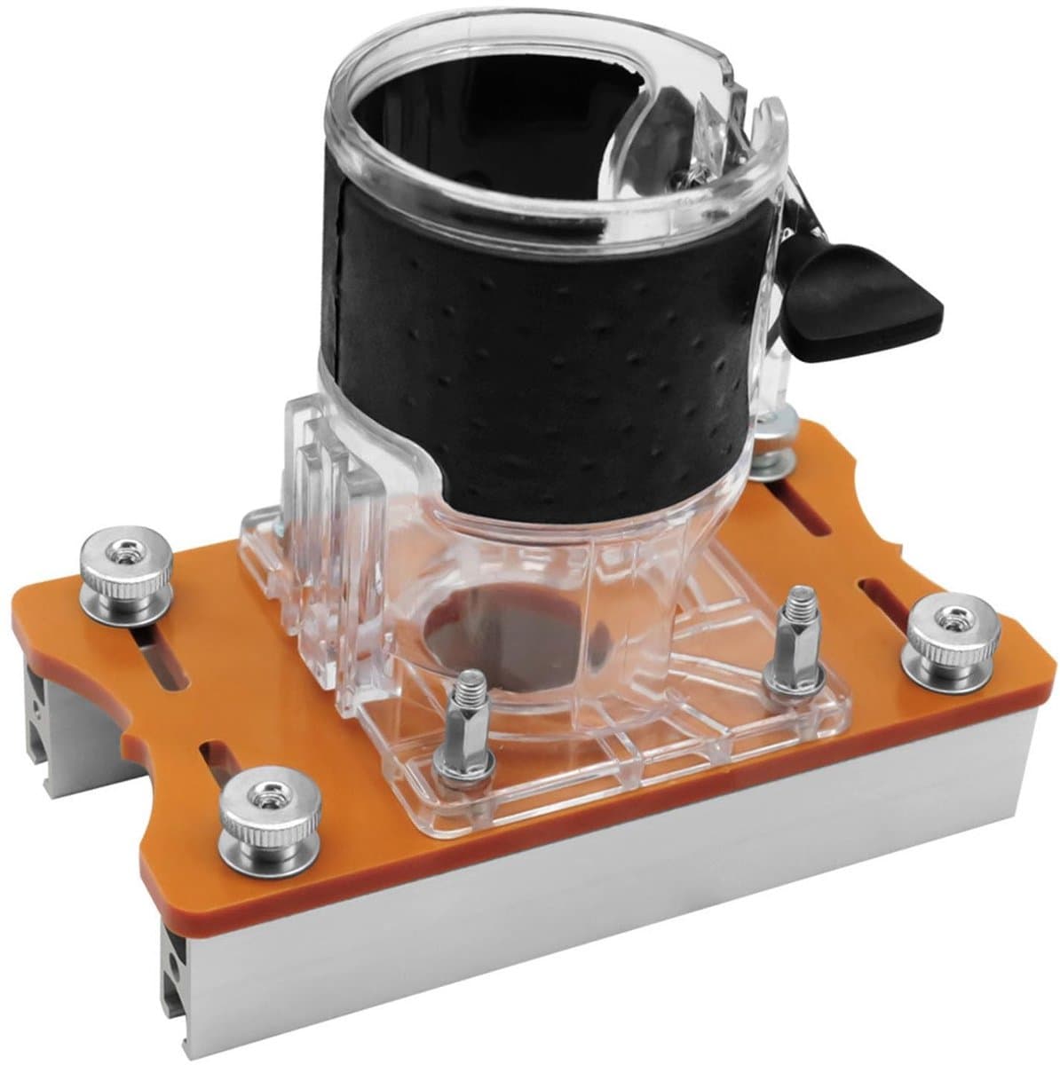 SPHProducts - Houten Router Basis - 2-in-1 Aluminium - Geschikt voor Hout en Kunststof - Compact en Duurzaam - Ideaal voor Hobbyisten - Grijs