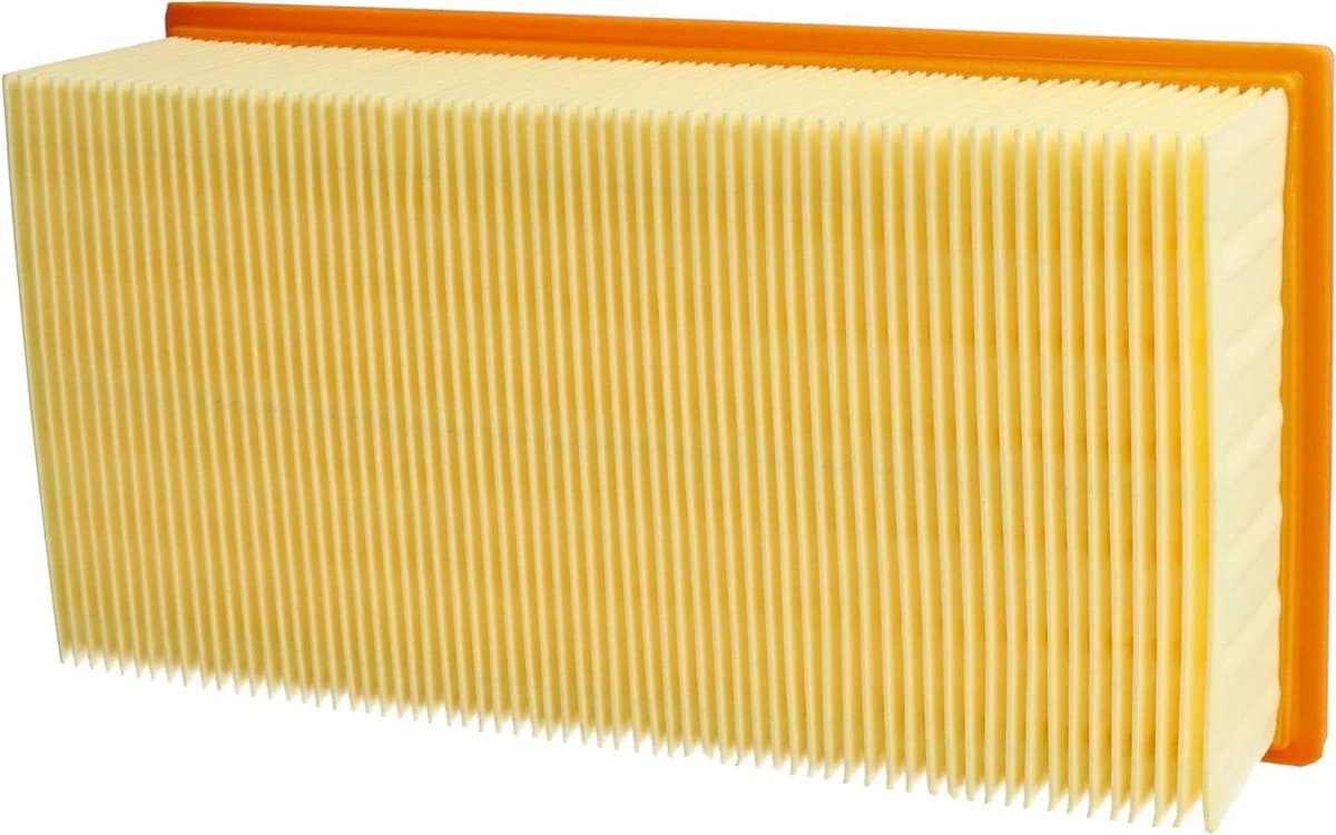 Stofzuigerfilter - Platte vouwfilter - Stofvrij Houden - Hoge motorbescherming - 213 cm - Oranje