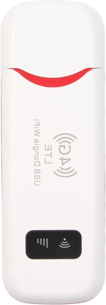 Draagbare 4G Router - Mobiele Hotspot Wifi - Internet voor Onderweg - Simkaart Insteekbaar - 150 Mbps Download - Wit