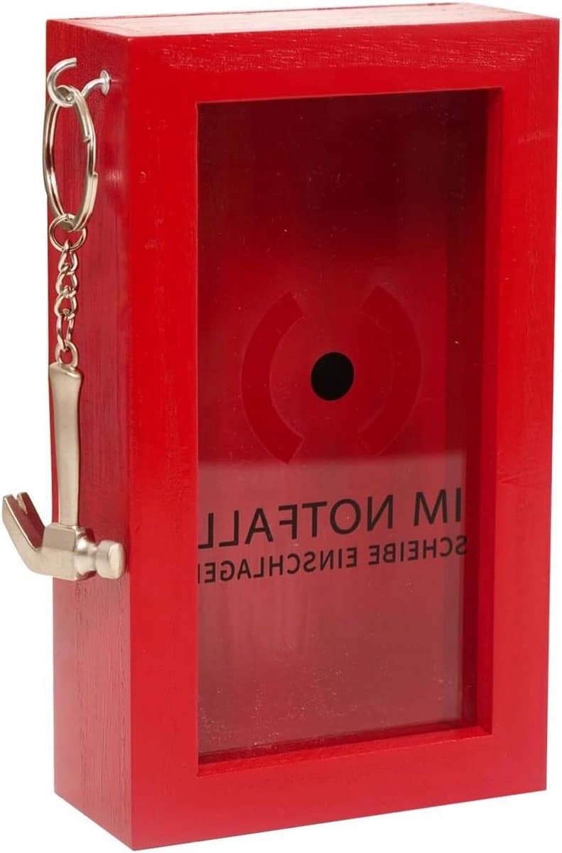 Houten Geldkist - Cadeaubox Geld - Verrassen met Geld - Met Metalen Hamerketting - 17 x 10 x 4.5 cm