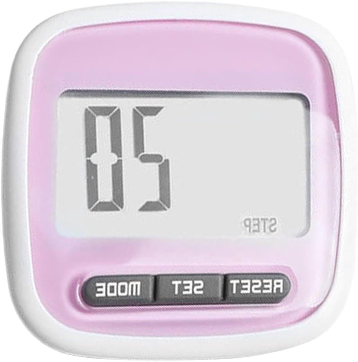 Stappenteller - Fitness Tracker - Gezondheid Bijhouden - 3D Detectie Technologie - 5x5x2cm - Roze