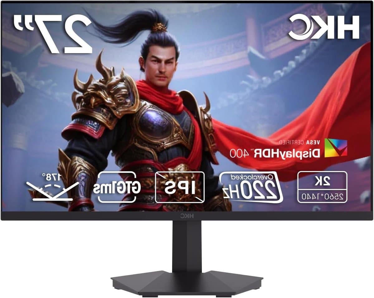 Gaming Monitor - Scherm Beeldscherm - Snelle Games - 220 Hz IPS Paneel - 27 Inch - Zwart