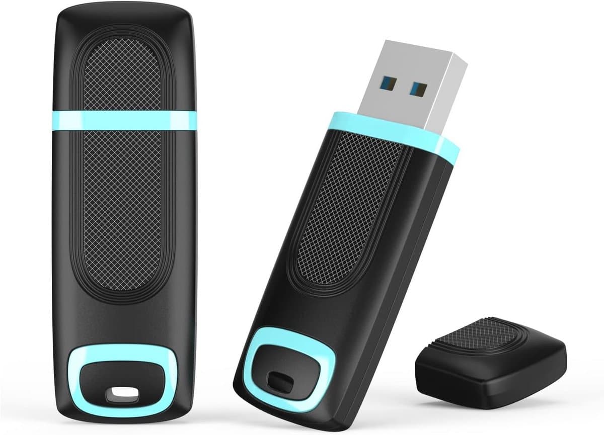 Set van 2 USB Flash Drives 128GB 3.0 - Hoge Snelheid, Draagbare Opslag voor PC, Laptop en Smart TV