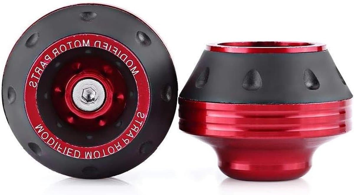 Voorvorkbescherming Motorfiets - Rood - CNC aluminiumlegering - 1 Paar