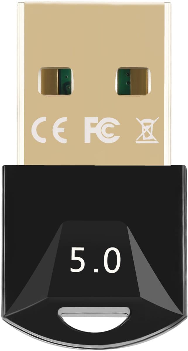 Gembird USB Bluetooth 5.0 Dongle - Compacte Draadloze Netwerkadapter - Universele Compatibiliteit
