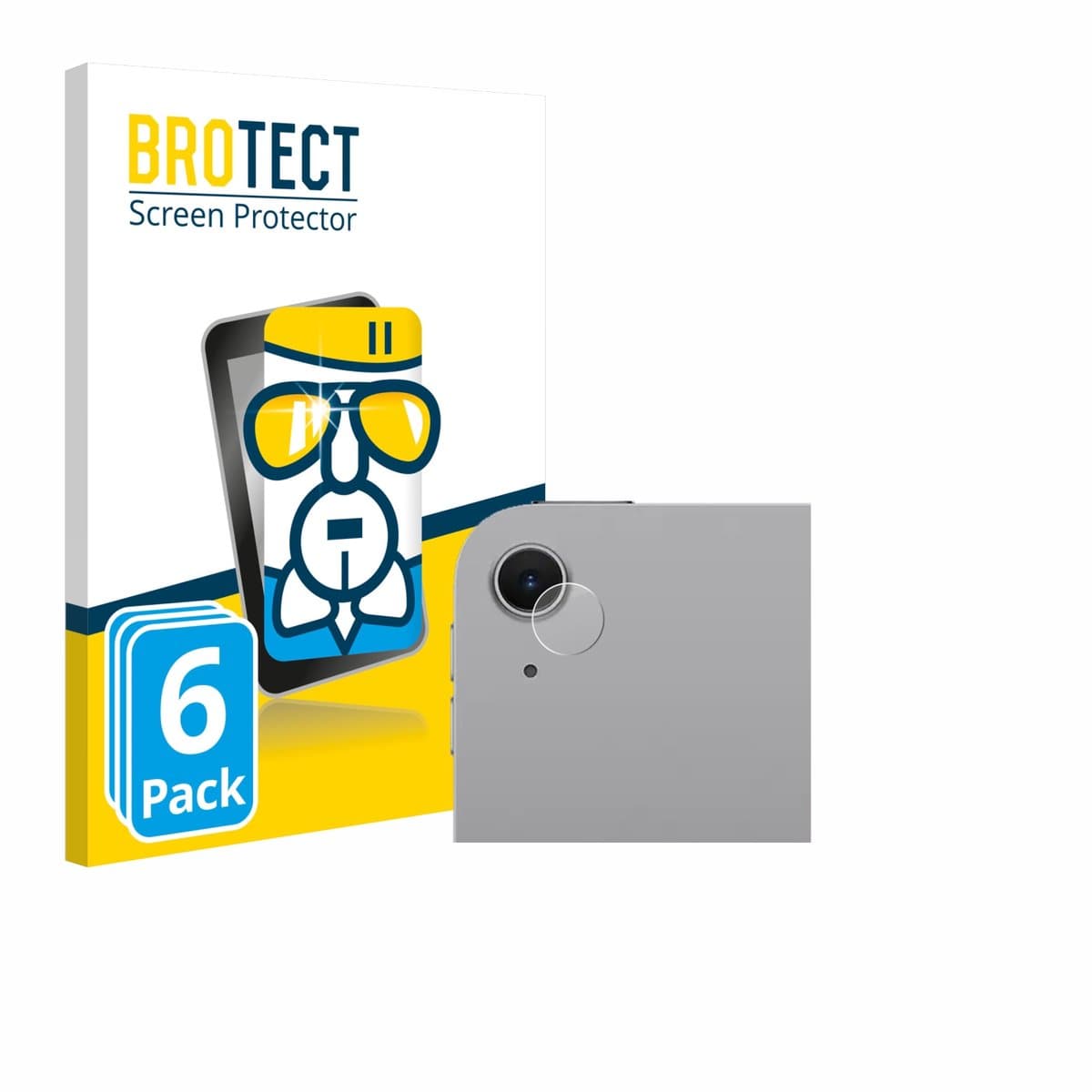 Screenprotector 6 Stuks voor Apple iPad Air 11" M3 2025 (ALLEEN Camera Lens) Beschermglas transparant