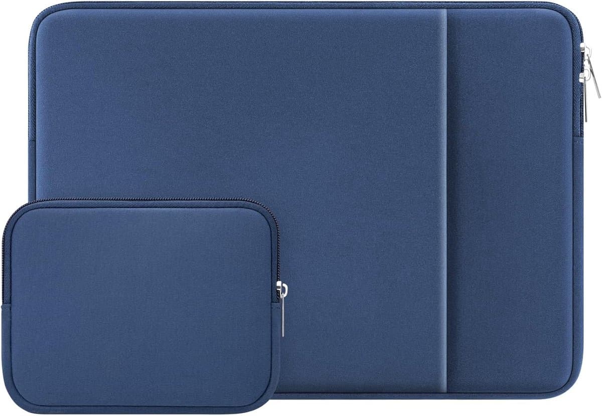 Originap RAINYEAR 14 Zoll Laptop Hülle kompatibel mit 14 Zoll Notebook Computer Chromebook, 15 Zoll MacBook Pro M4 M3 M2 A2941 A3114 A3241 Schutzhülle mit Fronttasche und Zubehörtasche, Rot