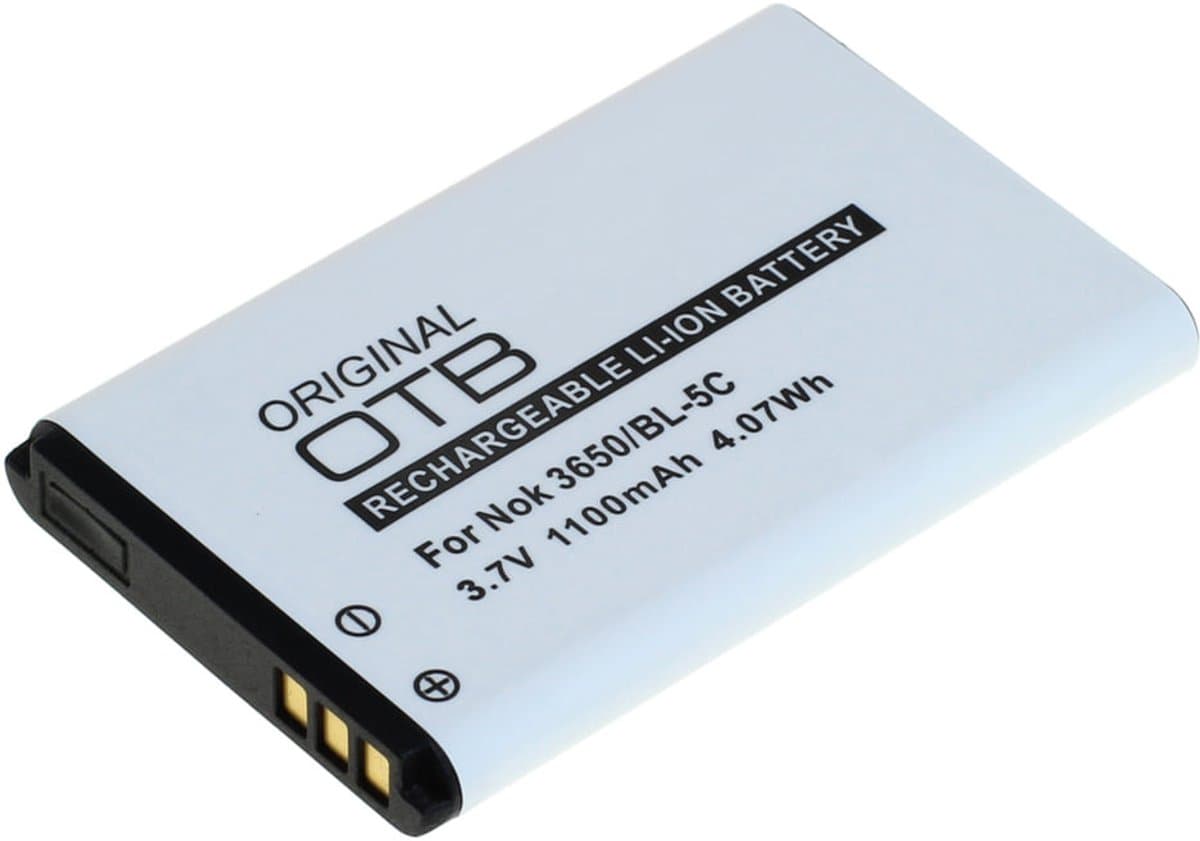 Accu voor Nokia - Diverse modellen - 3,7V - 1100mAh - Wit