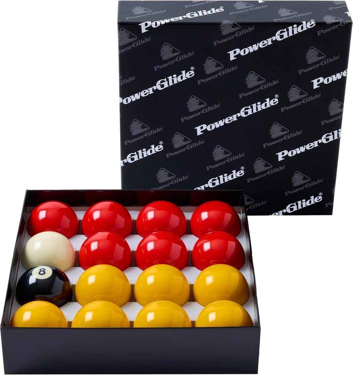 Pool Biljart Ballenset - Geel Rood - Professionele Kwaliteit 51mm - Inclusief Keu Stoßbal