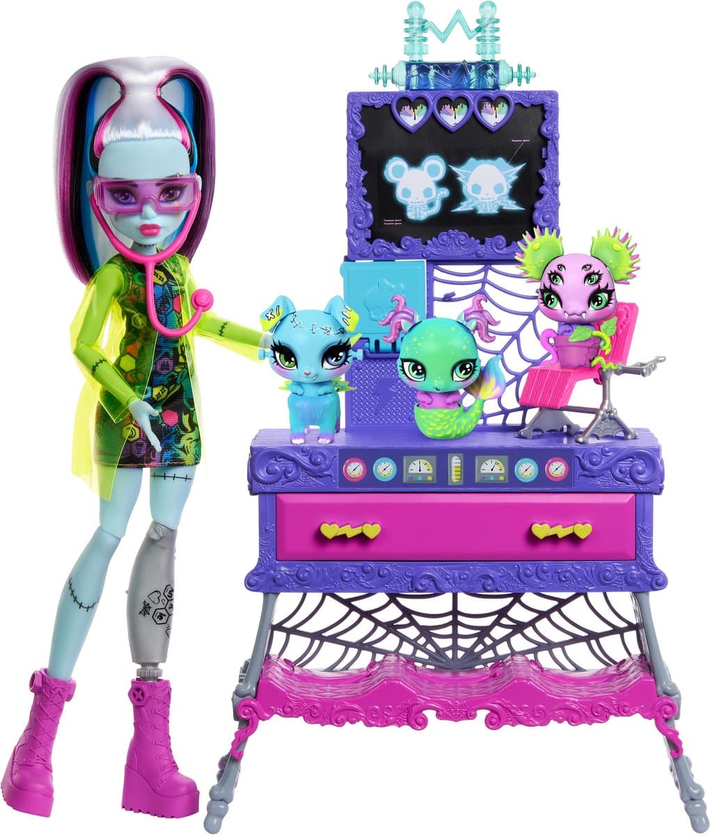 Monster High - Frankie Stein Maak-een-Monsterhuisdier Pop Speelset