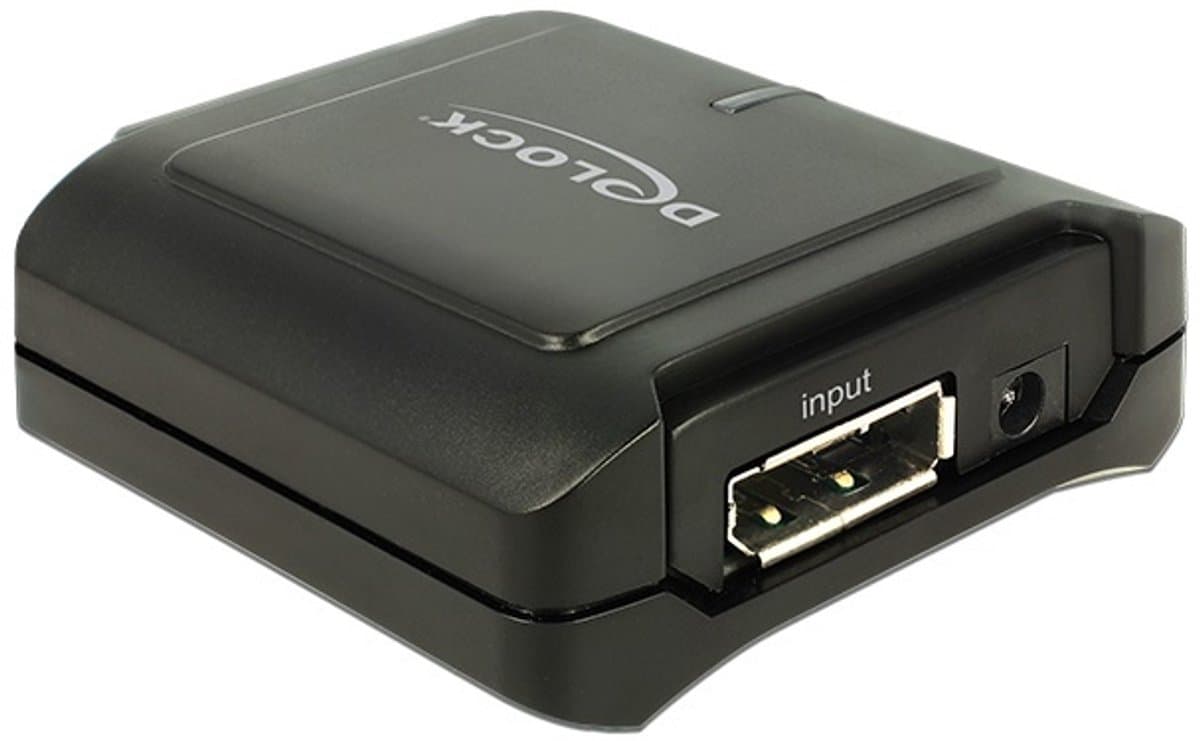 DeLOCK DisplayPort repeater - versie 1.2 (4K 60Hz) - 5m in / 5m uit