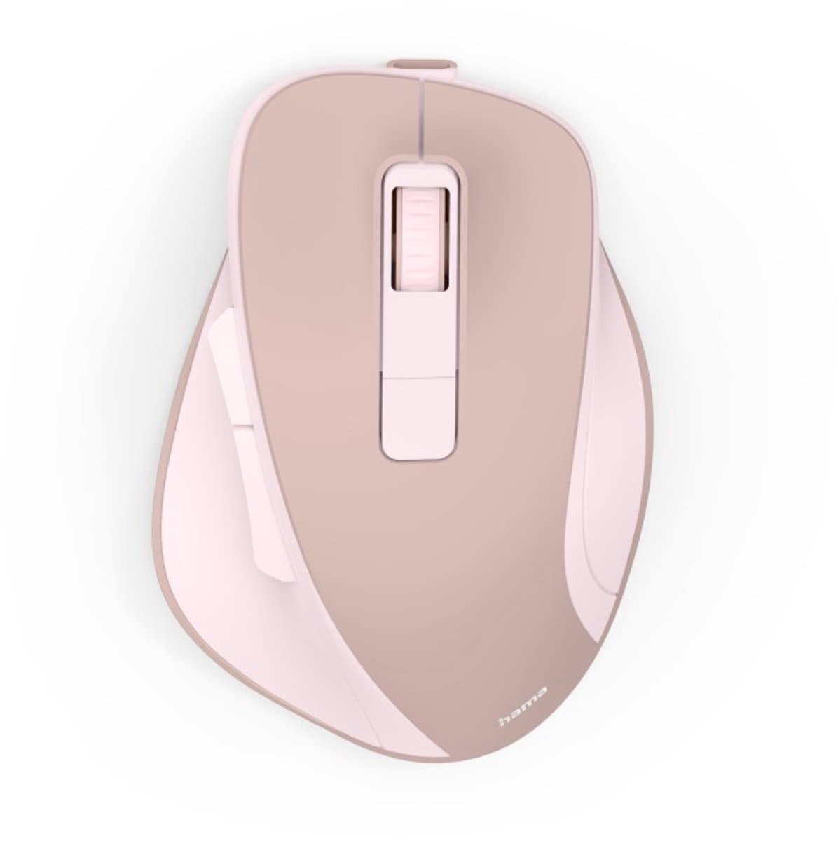 Hama WM-500 - Optische draadloze muis - 6 knoppen - 2.4 GHz RF - Stil - Oplaadbaar - Roze