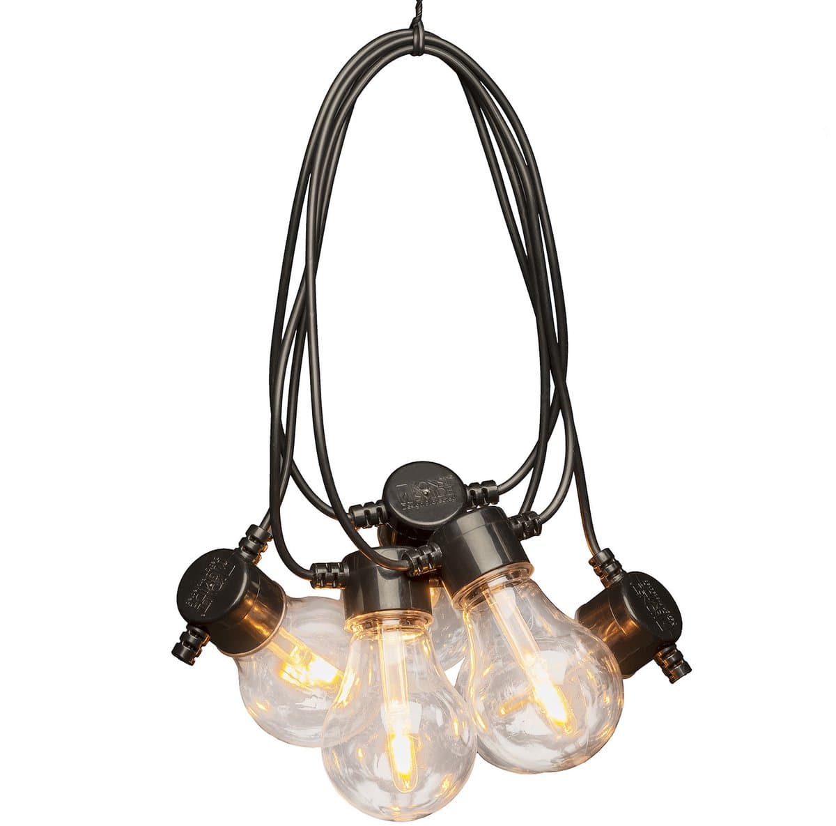 Konstsmide Decoratie lichtsnoer - 10 peer lampjes/bollampjes - warm wit/extra warm wit - 4,5 meter - tuinverlichting - kerstverlichting