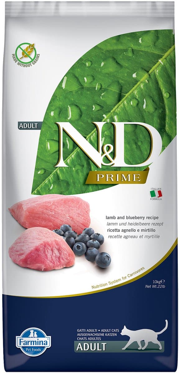 Farmina N&D Prime Adult Kattenvoer - Lamb - 10 kg