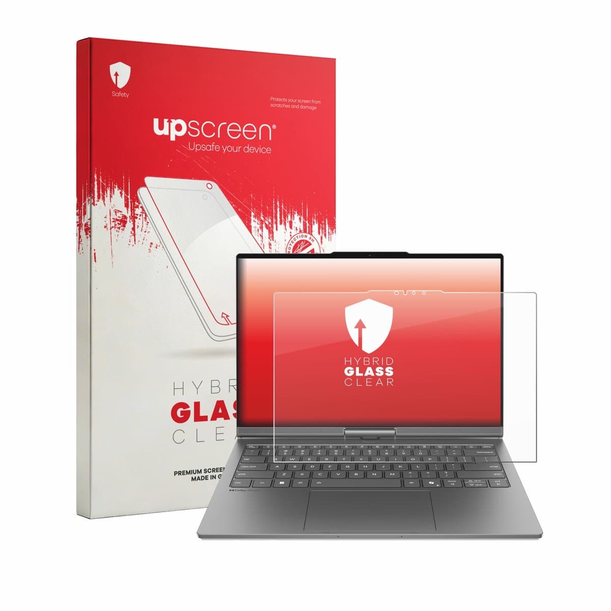 upscreen - Screenprotector voor Lenovo ThinkBook Plus Gen 7 Auto Twist - Folie Beschermfolie Beschermglas transparant