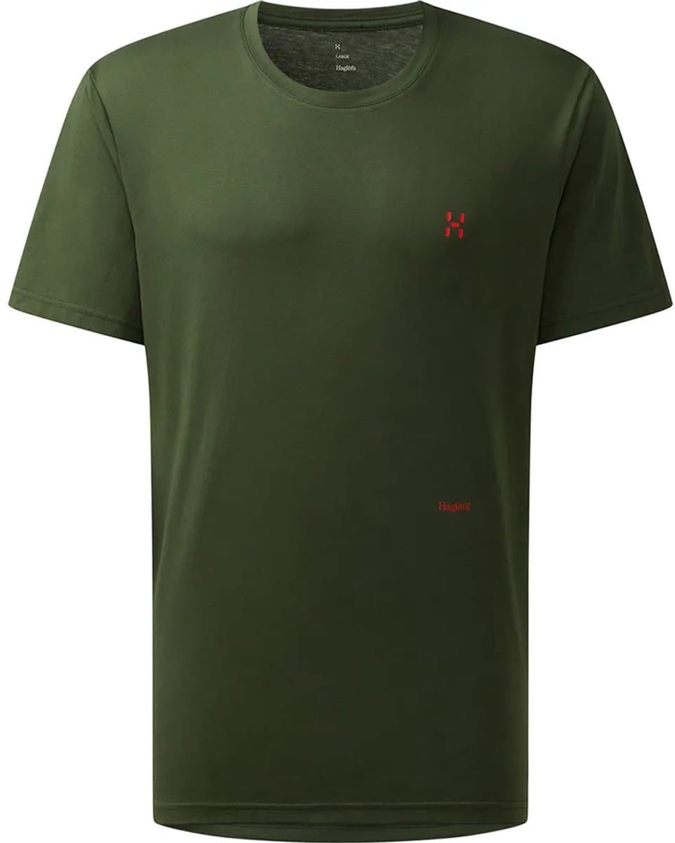 Haglofs Outsiders Graphic T-shirt Met Korte Mouwen Groen XL Man