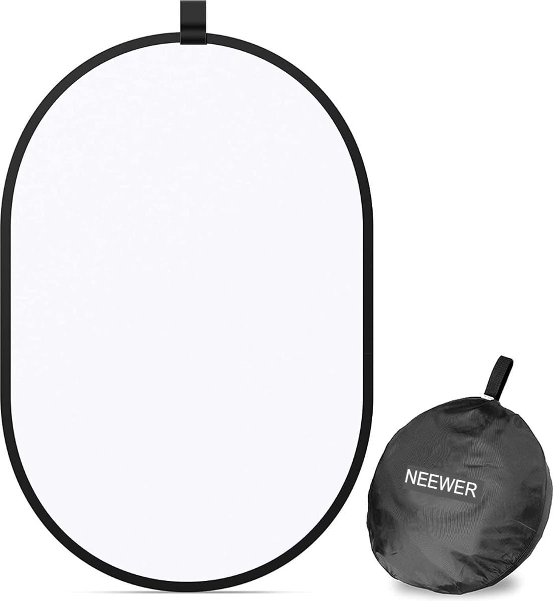 Fotostudio Licht Reflector - Pop-Out Opvouwbare Diffuser Soft Disc - Met Draagtas - Voor Studio en Portret Buitenfotografie - Product Video Display - 60x90 cm - X01NSK172