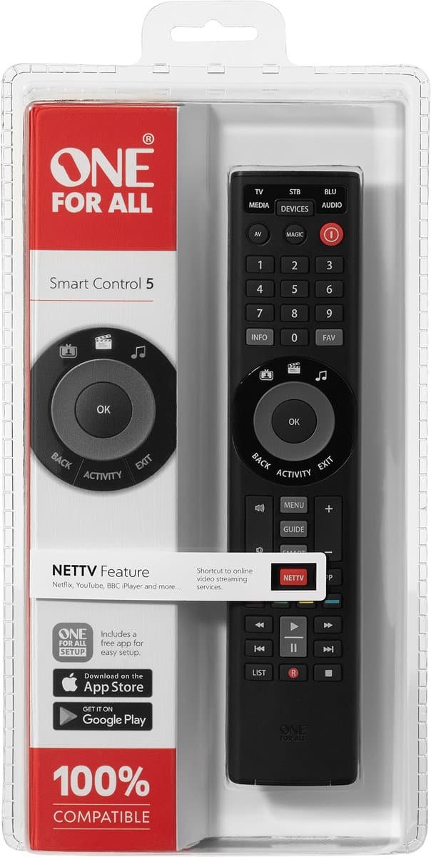 One For All URC7955 Universele afstandsbediening Smart control 5