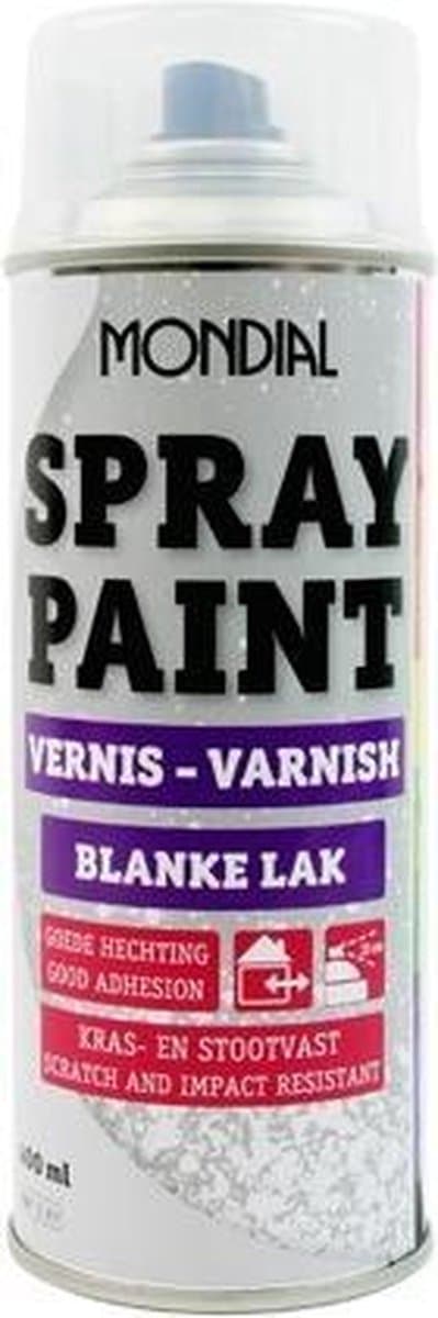 Mondial Spray Paint blanke lak 400ml