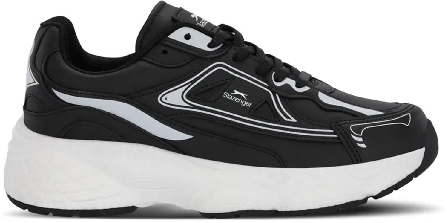 Slazenger Zafira Junior Hardloopschoenen - Zwart / Wit