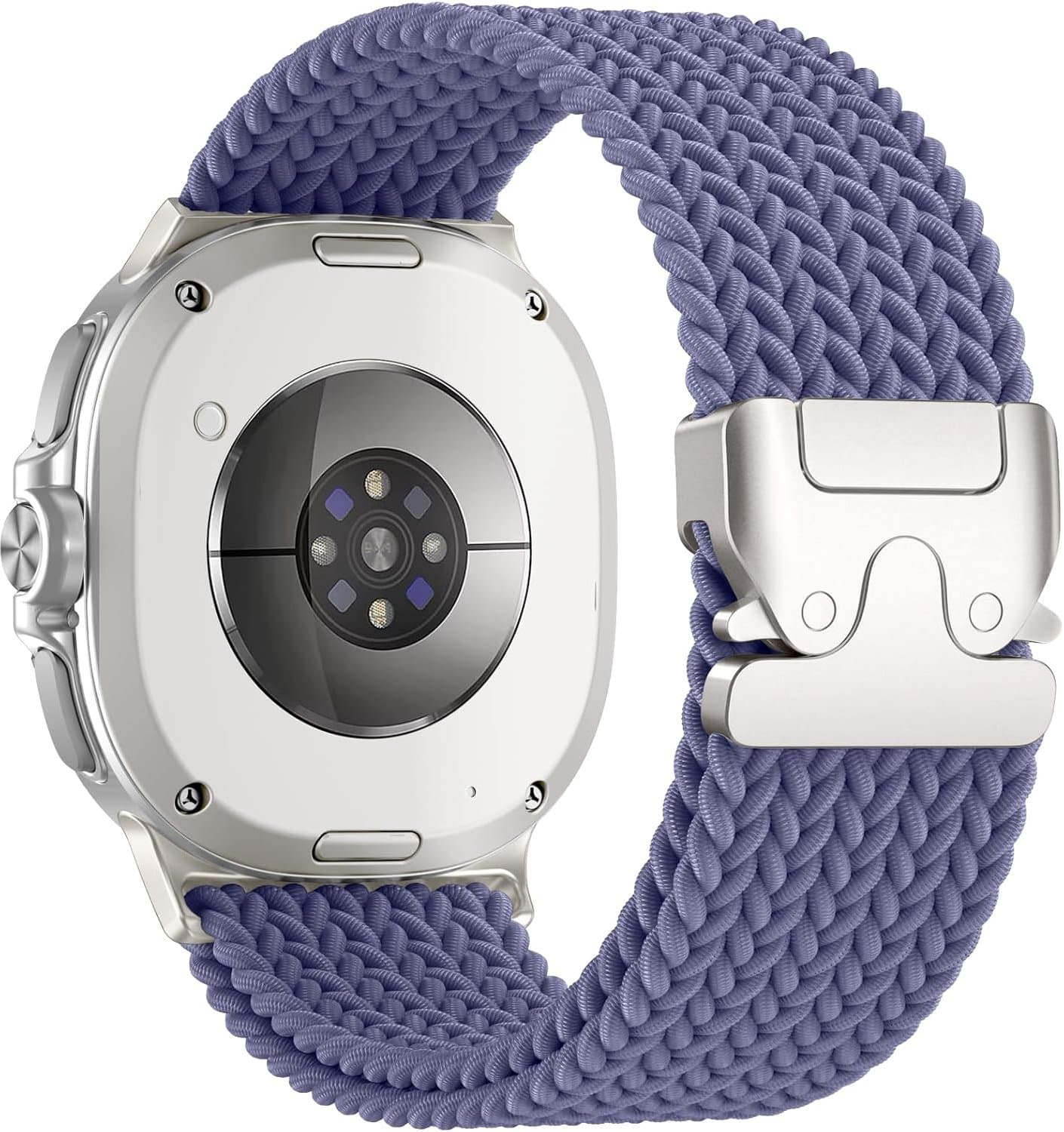 Maledan Gevlochten armband compatibel met Samsung Galaxy Watch 8 40 mm 44 mm/8 Classic 46 mm heren dames, sportarmband - ShopVlot