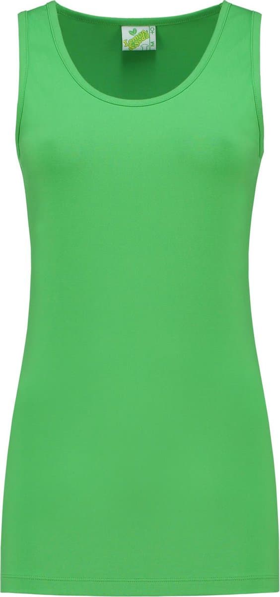Lemon & Soda tanktop voor dames in de kleur Lime in de maat S