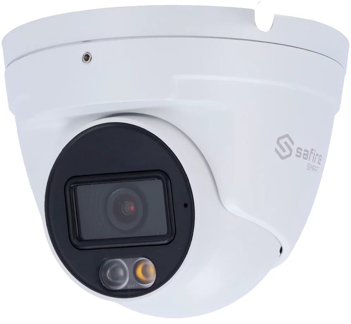 Safire smart 4 Megapixel, HYBRIDE IP Turret dome camera, Micro SD kaart slot, LED / IR 30Mtr, ingebouwde microfoon, P2P, NDAA Complaint
