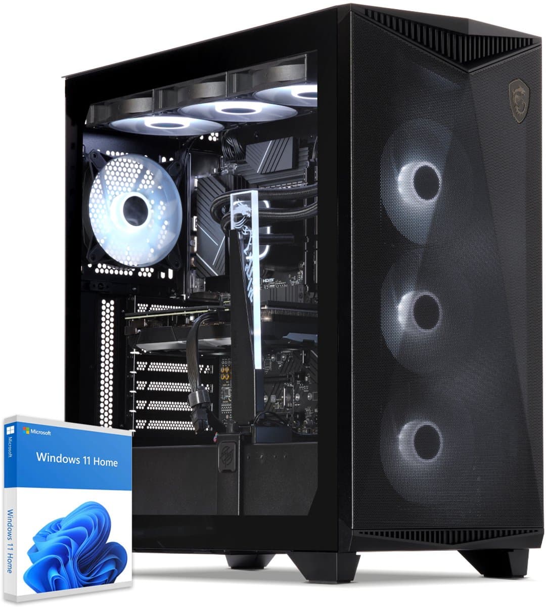 Sedatech Advanced Gaming PC Waterkoeling ATX ARGB • Intel i5-14400F 10x 2.5GHz • Geforce RTX5060Ti 16Gb • 32Gb DDR5 • 2Tb SSD M.2 • WiFi • Bluetooth, USB C • Windows 11 • Desktop computer
