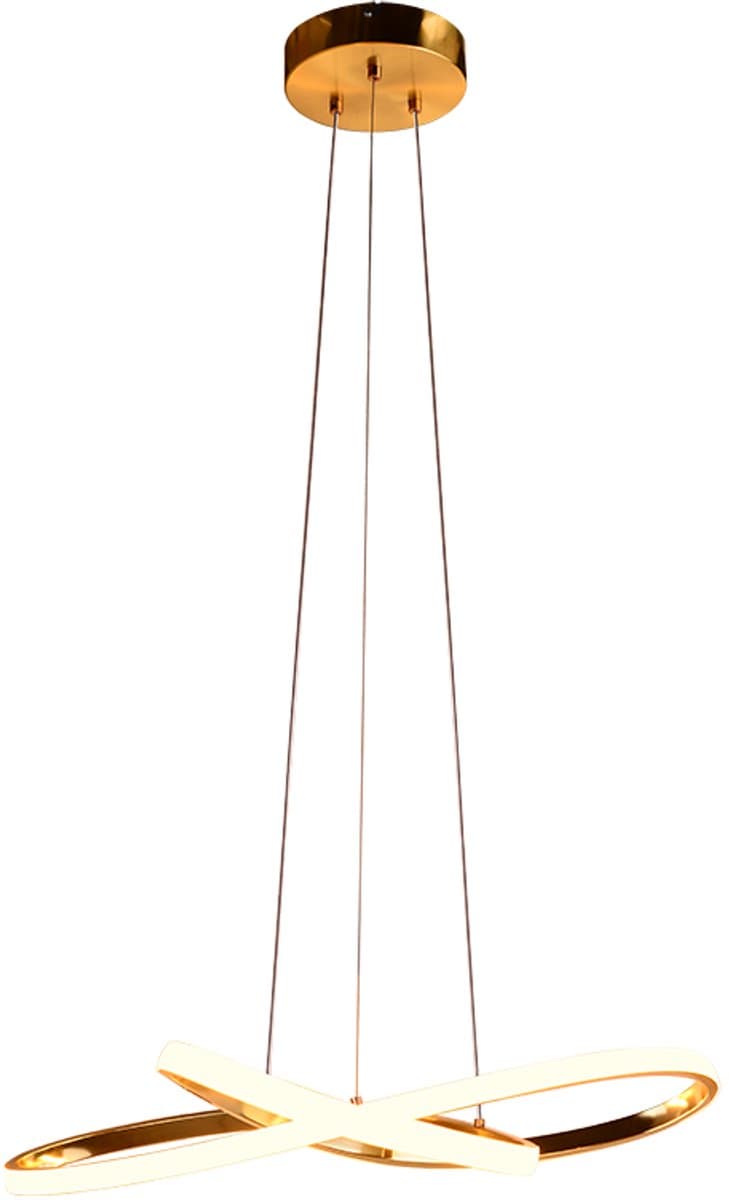 Olucia - TANYA - Hanglamp - Messing - Vorm: Rond