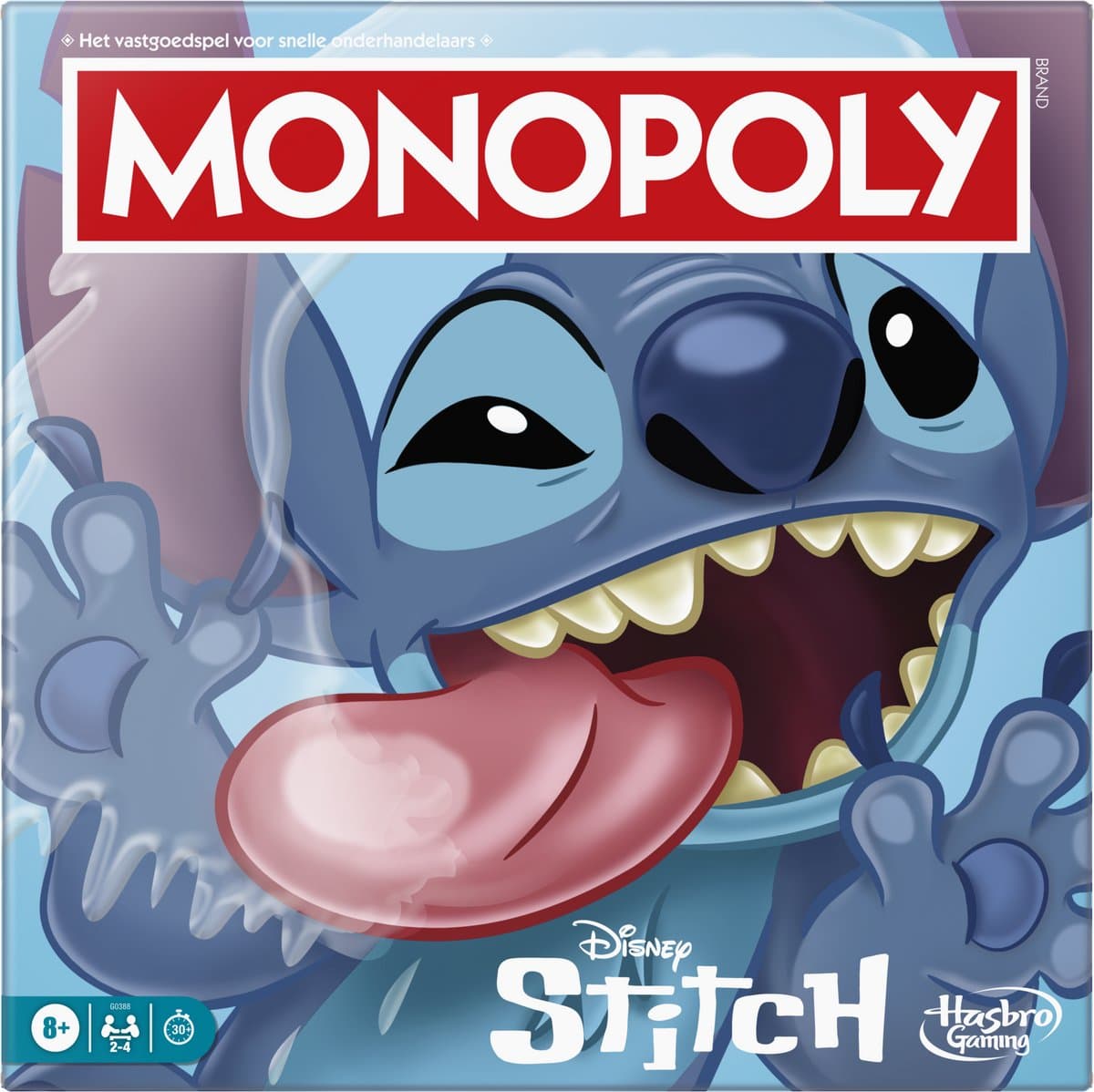 Hasbro Monopoly Disney Stitch editie bordspel - Meerkleurig, 2-4 spelers