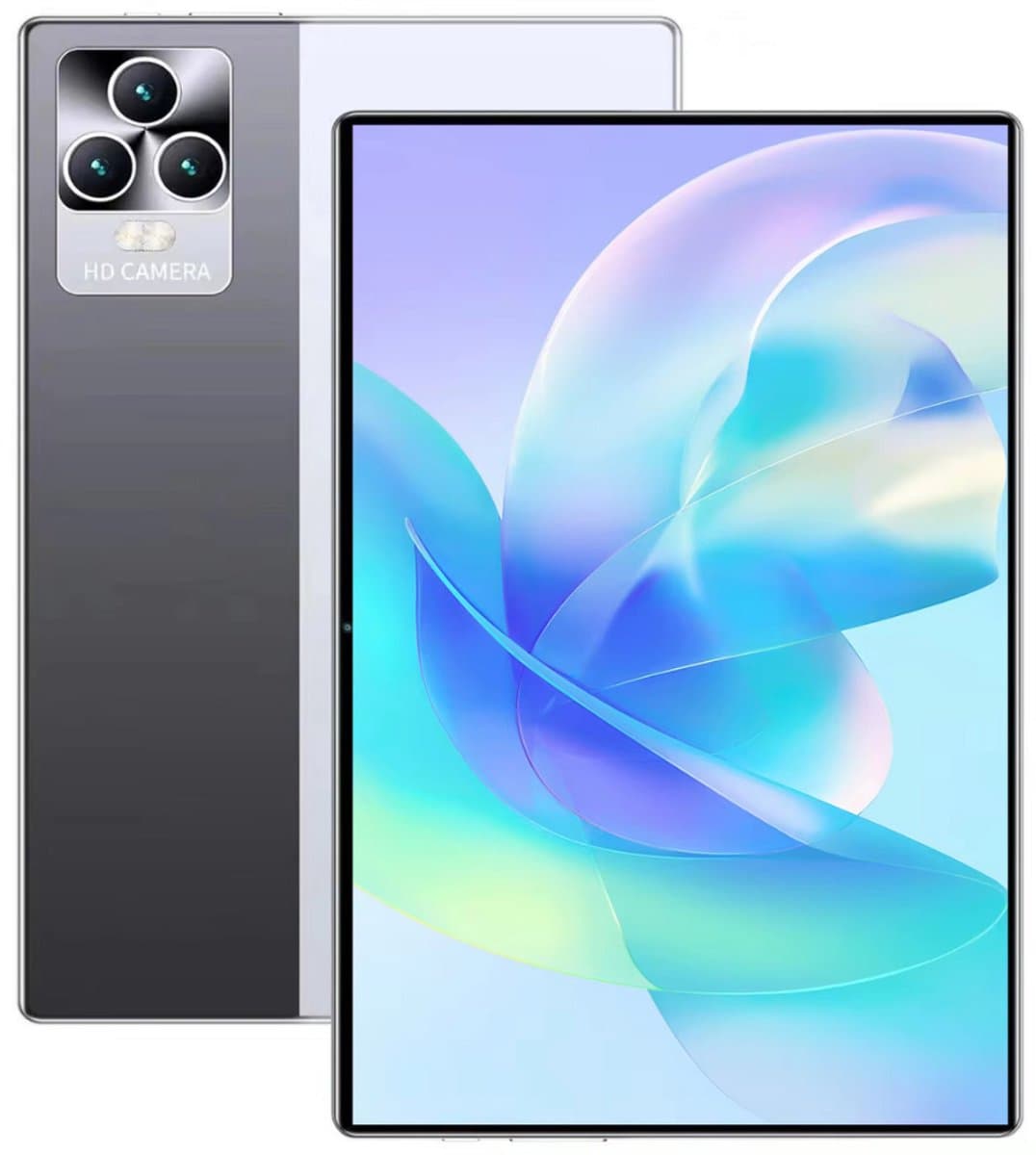 5G 2025 Nieuwe Wereldwijde Versie 10,36 Inch Tablet Android 12GB RAM 256GB ROM Android Dual Sim 10-Core Bluetooth Tablet-pc Netwerk - Zilver