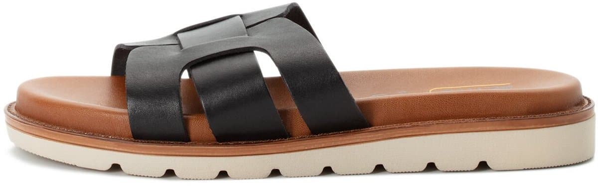 camel active Sandalen gemaakt van leer - Maat womenswear-36 - Zwart