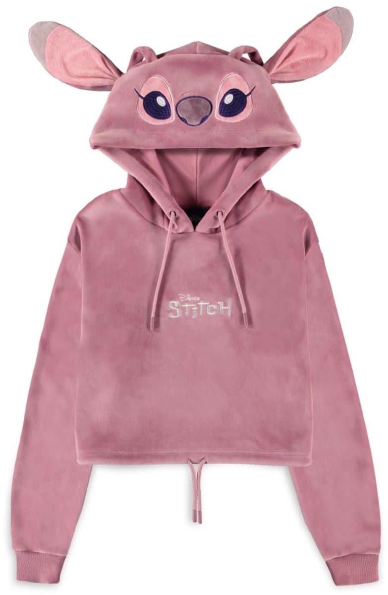 Lilo & Stitch Angel Dames Trui met capuchon - roze - XXL