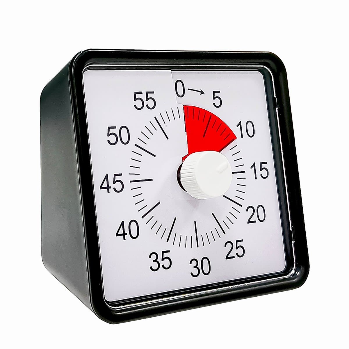 Timer - Timer voor Kinderen - Visuele Timer - Aftelklok - Leerklok - Countdown Klok - Kookwekker - Time 60 Minuten - Zwart