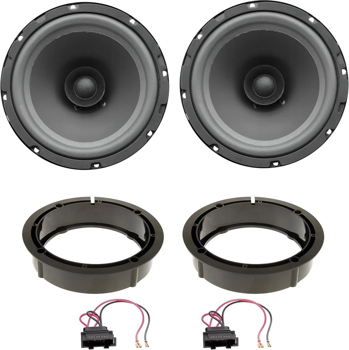 120 Watt 16,5 cm Biconische Auto Speakerset Universeel