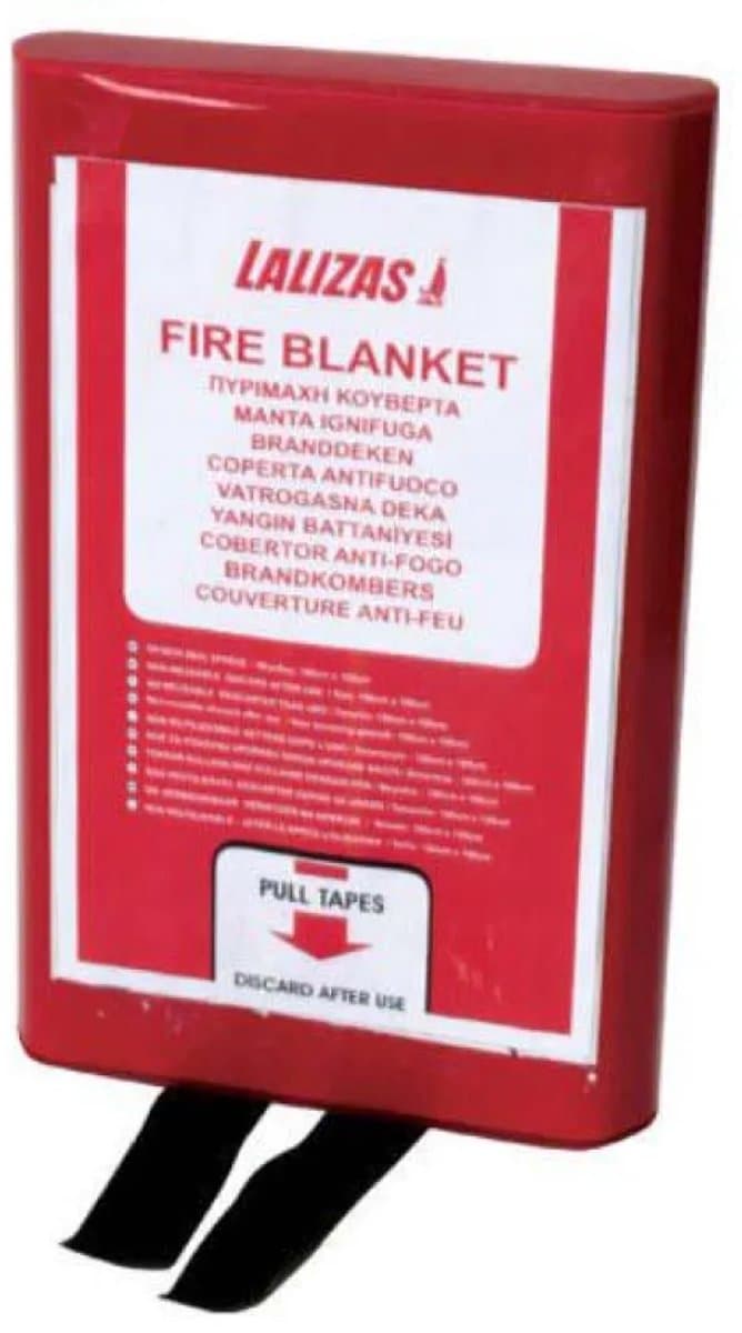 Lalizas Branddeken Rood,Wit 120 x 180 cm