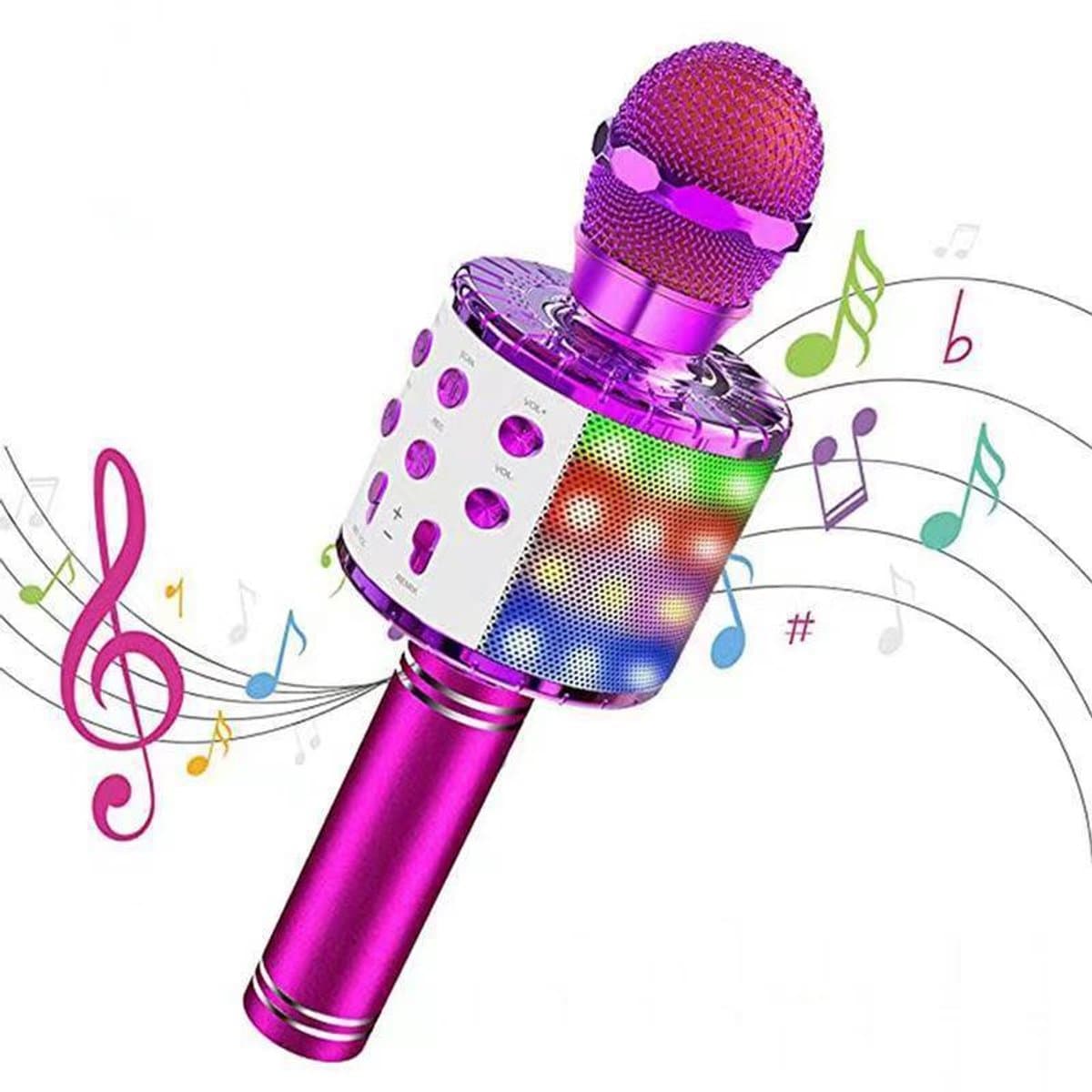 Draadloze Bluetooth condensatormicrofoon voor karaoke en kinderliedjes, alles-in-één luidspreker.,telefoon