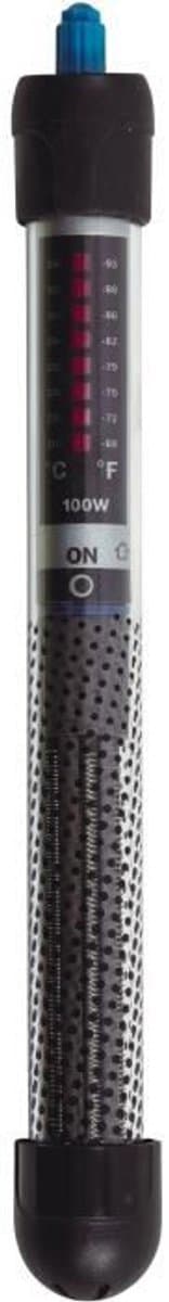 Aquariumverwarmer - Zolux - Verwarmer 100 - 100 W - Lengte 27 cm - Zwart