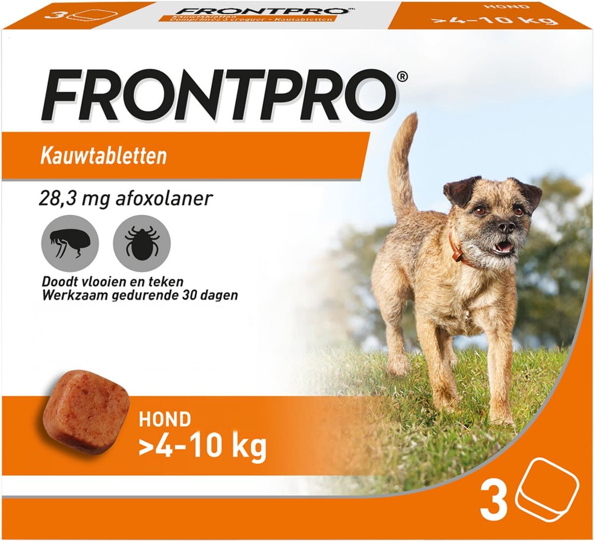 FRONTPRO M - 4-10 kg - 2 x 3 tabletten